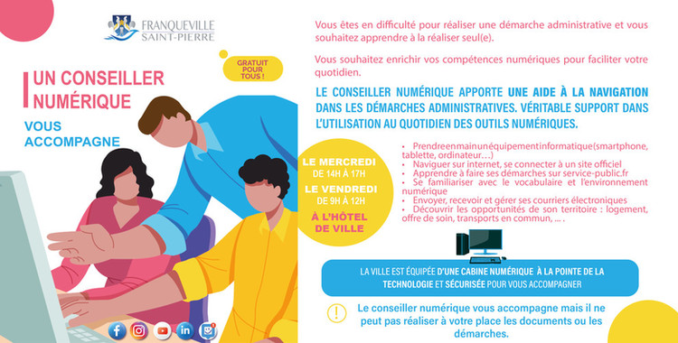 UN CONSEILLER NUMÉRIQUE VOUS ACCOMPAGNE