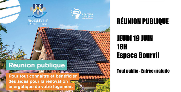 Rénovation énergétique : réunion publique
