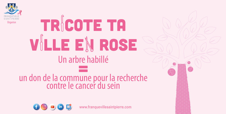 Tricote ta ville en rose - Octobre rose Tricote ta ville en rose - Octobre rose
